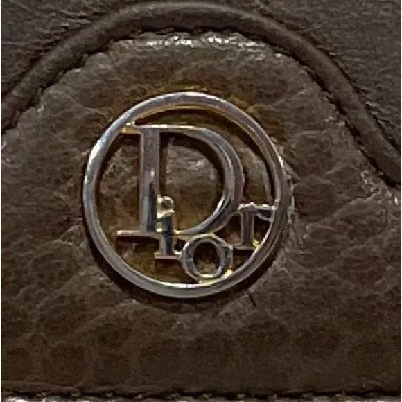 Vintage Dior Brown Leather Wallet with Dior Signature Logo - Picture 3 of 10